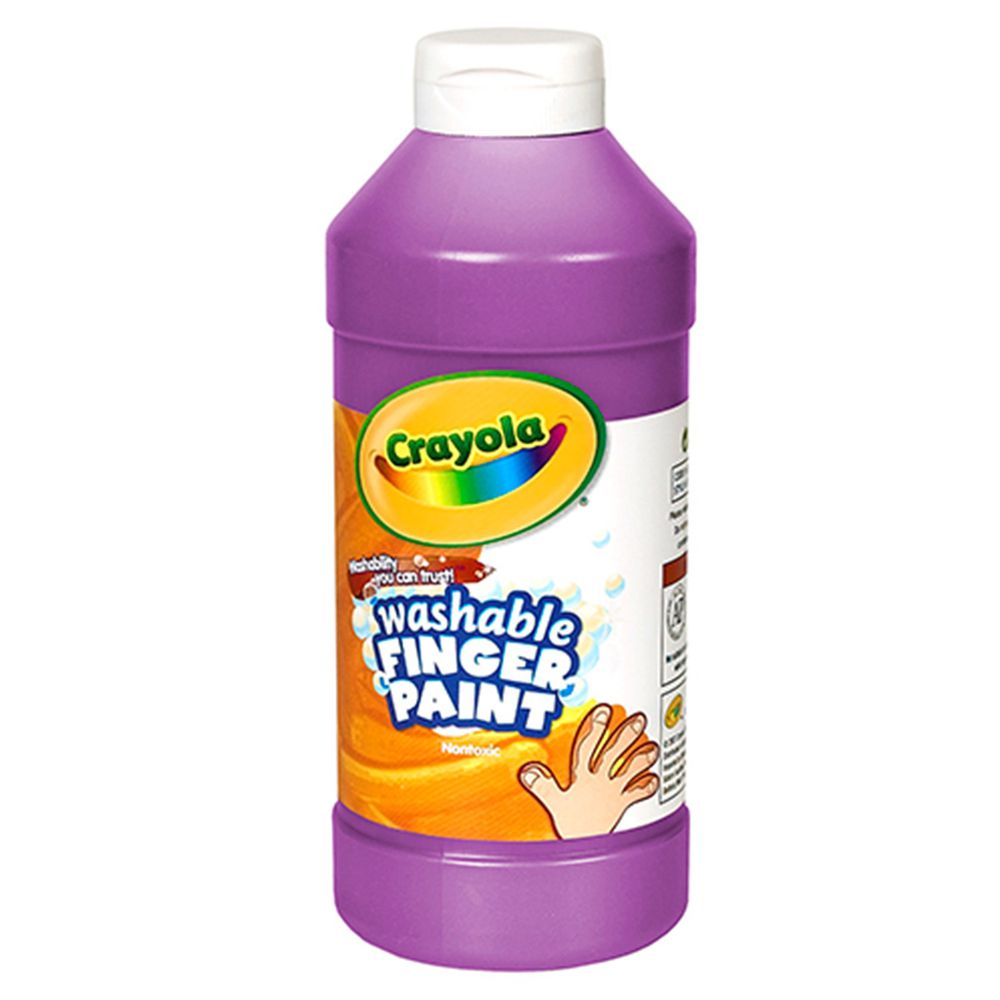 Crayola繪兒樂 - 可水洗手指畫顏料16OZ 紫色