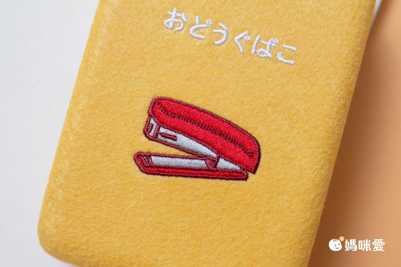 日本P+G design - 刺繡羊毛氈硬式掀蓋收納盒-膠帶