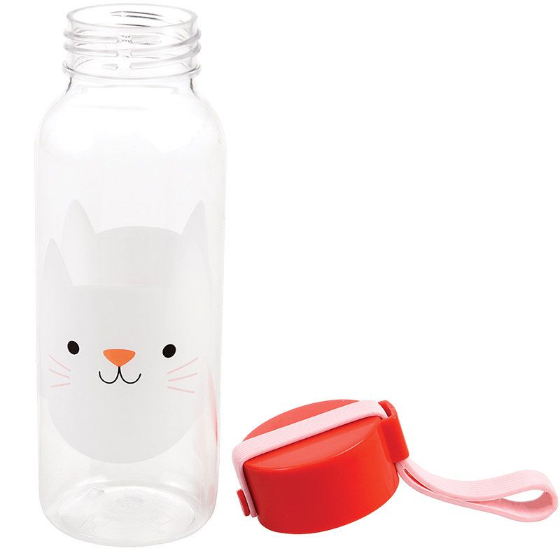 英國 Rex London - 直飲式水瓶(成人/兒童皆可用)-迷人貓咪(340ML)