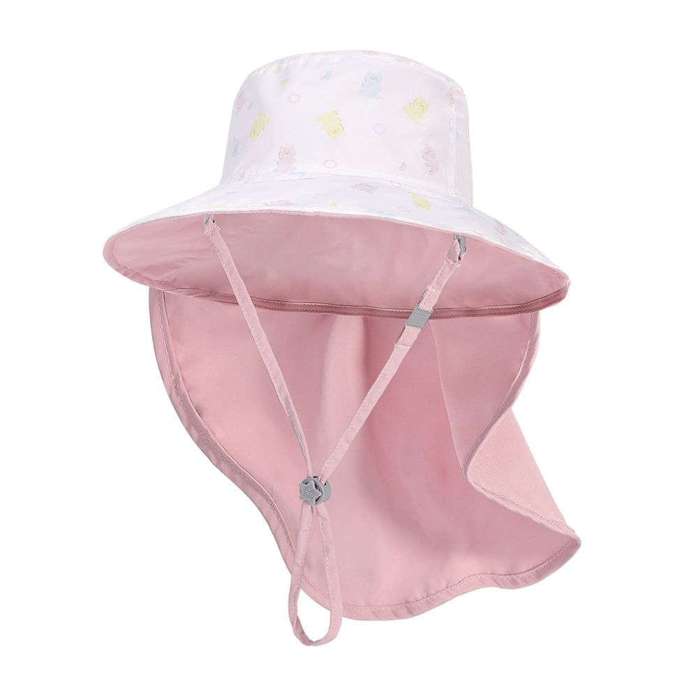 Brille Brille - 祈願魔法糖－頸部防護兒童防曬帽(可收放型)UPF50+ 3-10歲-禮盒包裝 (頭圍46-56cm)