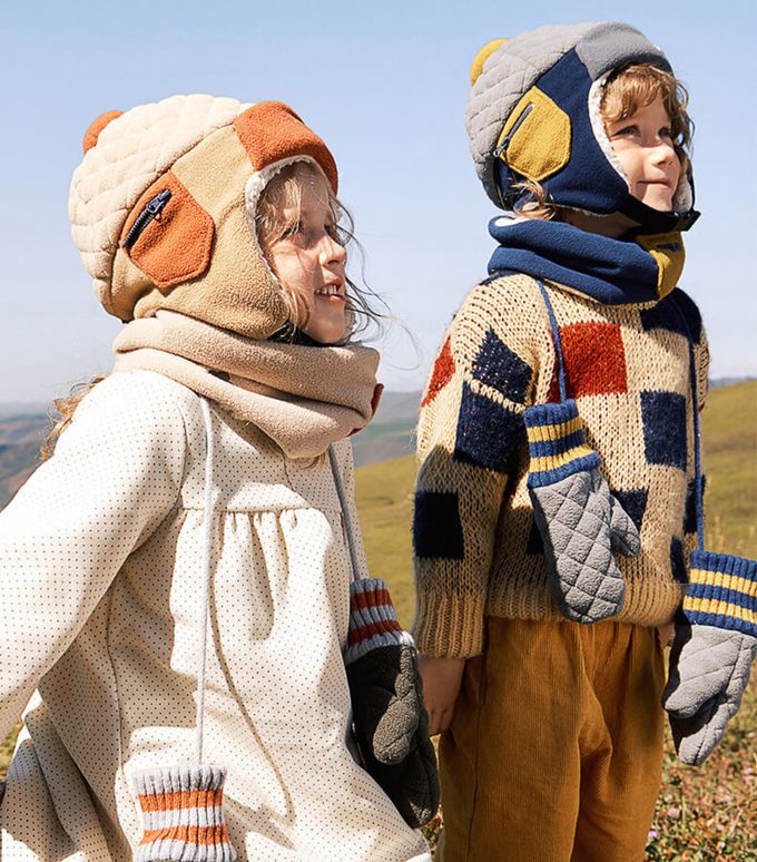 kocotree - 兒童護耳雷鋒帽 XL (黃色)