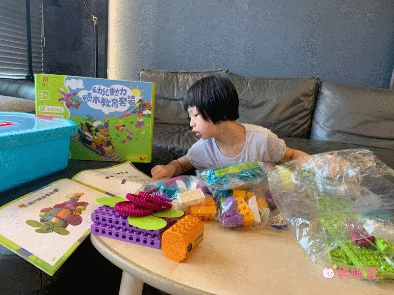 昌兒 - 幼兒動力積木教育套裝(含收納盒)