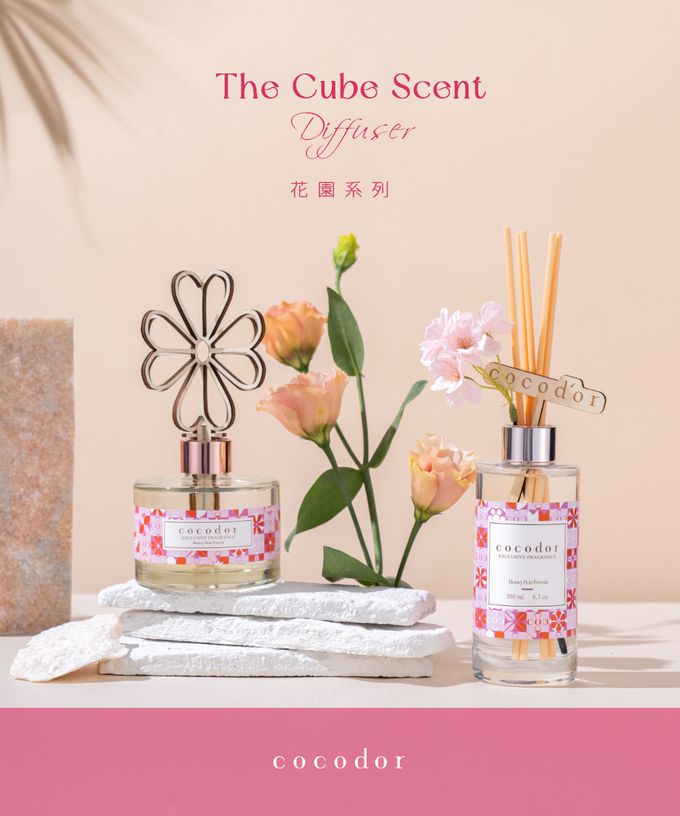 韓國 cocodor - 普普花園系列擴香瓶200ml-晚霞玫瑰