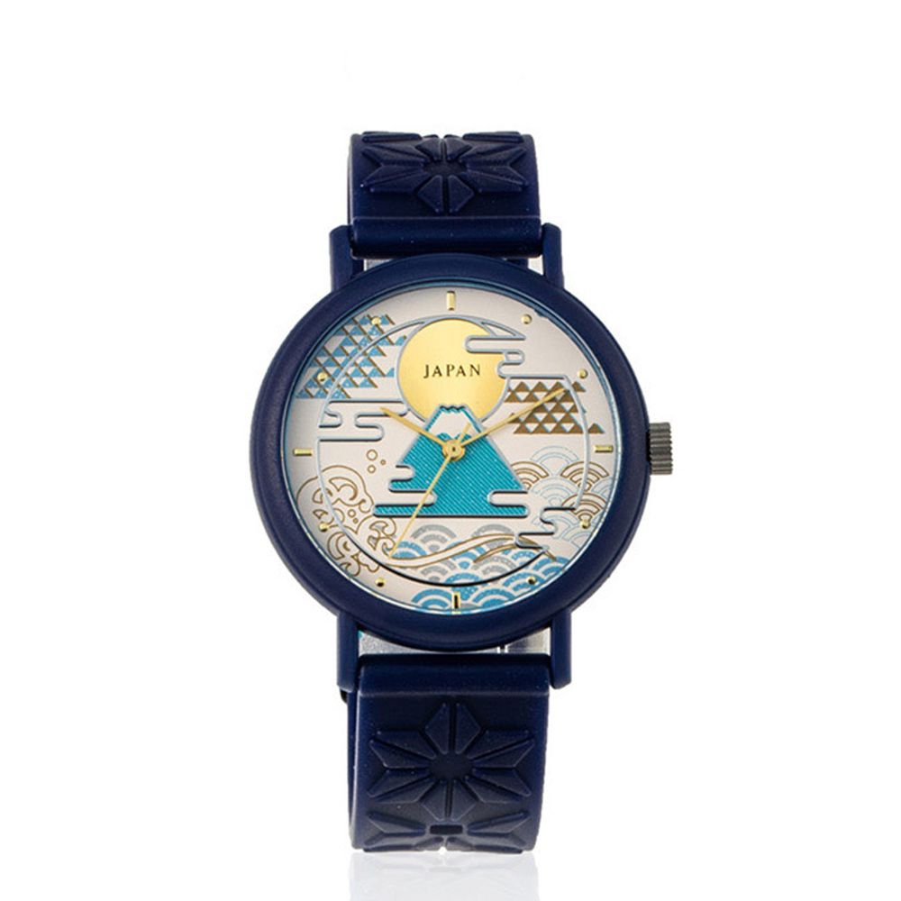 日本 MARUZEKI - KAORU 日本製香氛手錶(限定款)-富士山-藍-沈香