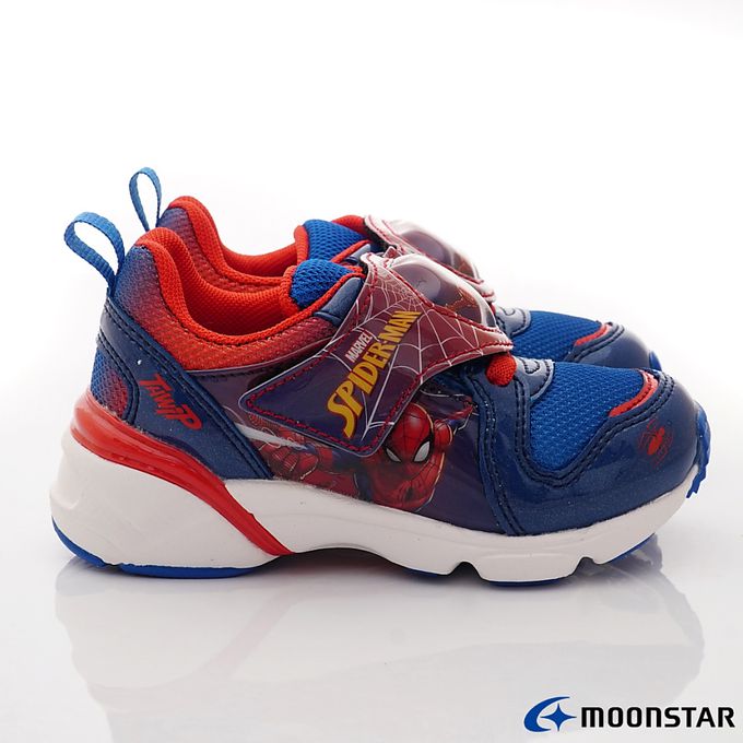 Moonstar日本月星 - 漫威聯名電燈機能童鞋-MVL0155藍(中小童)-機能運動鞋-藍