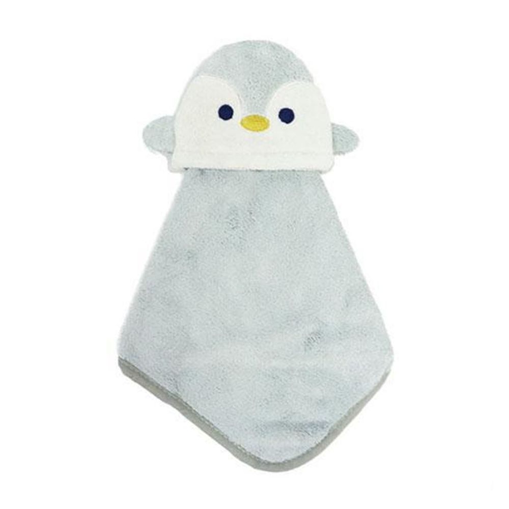 日本 Pinecreate - 軟綿綿超吸水手擦巾-藍企鵝
