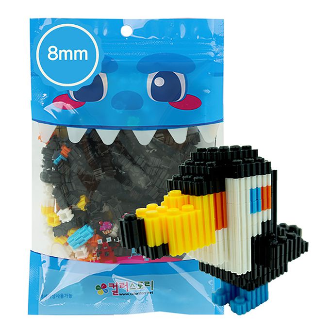 韓國 Color Story - 免燙拼豆包-3D立體巨嘴鳥(8mm)