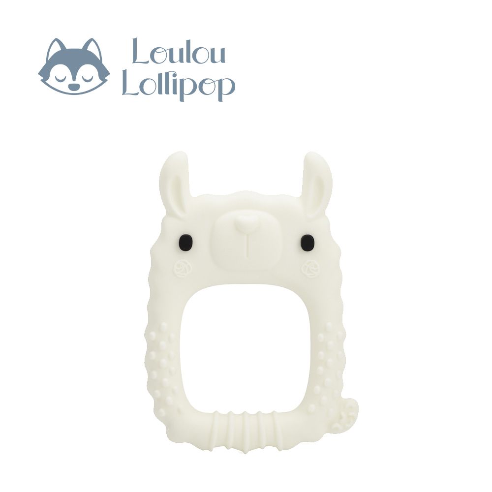 可愛造型矽膠固齒器-可愛草泥馬