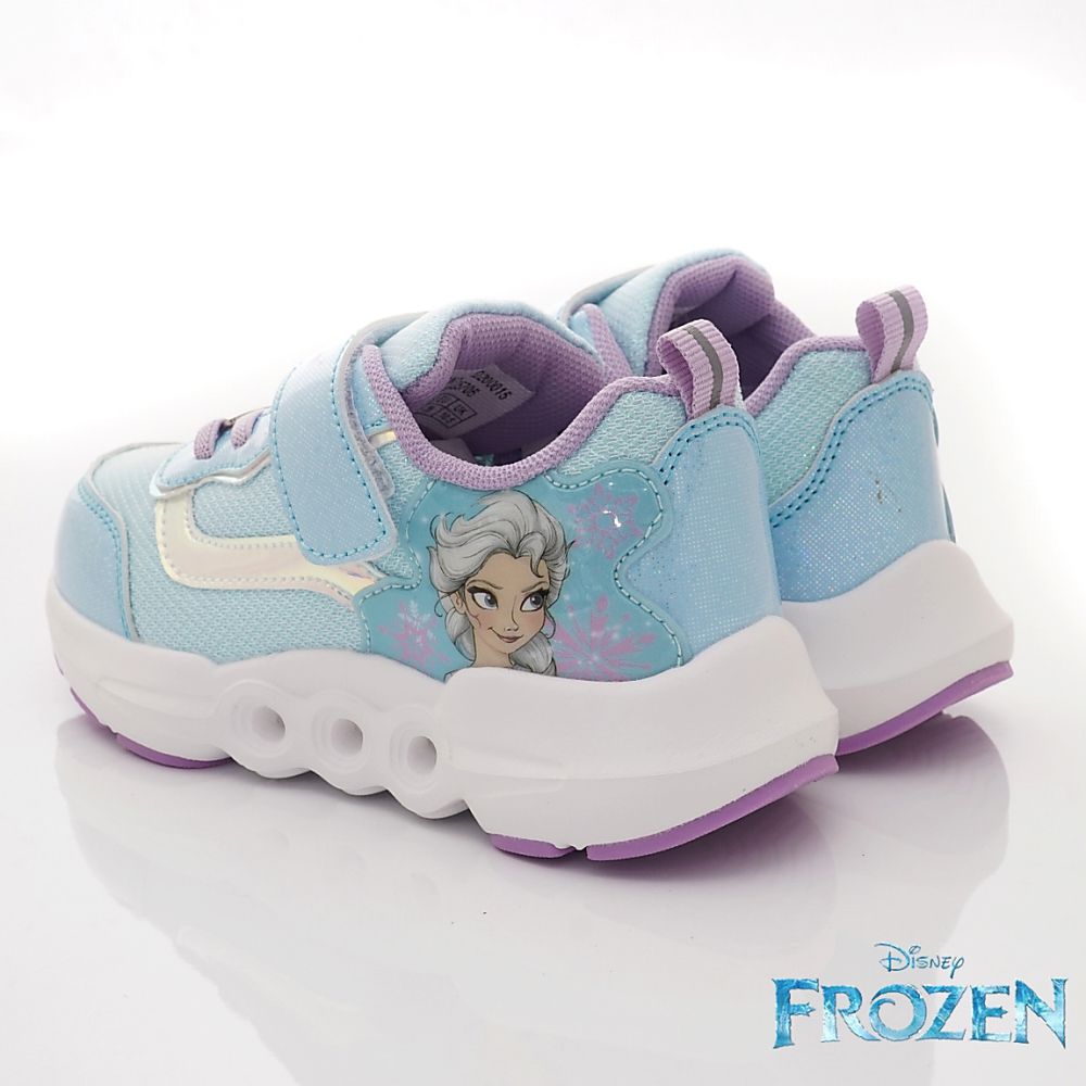 台灣製冰雪奇緣電燈運動款(中小童段)-運動鞋-水藍