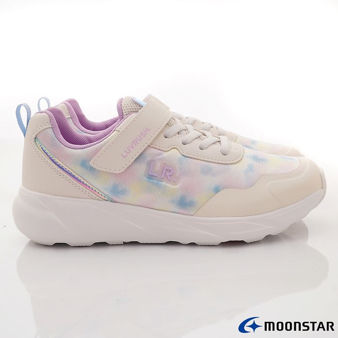 Moonstar日本月星 - LV渲彩2E運動鞋LV11411白-中大童段-運動鞋-白