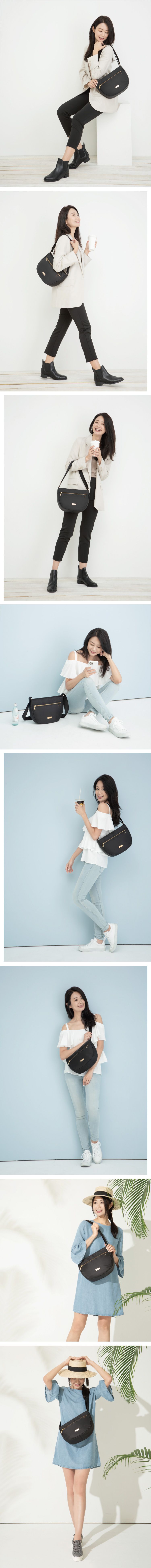 Zoila - 半月斜背包(經典黑)