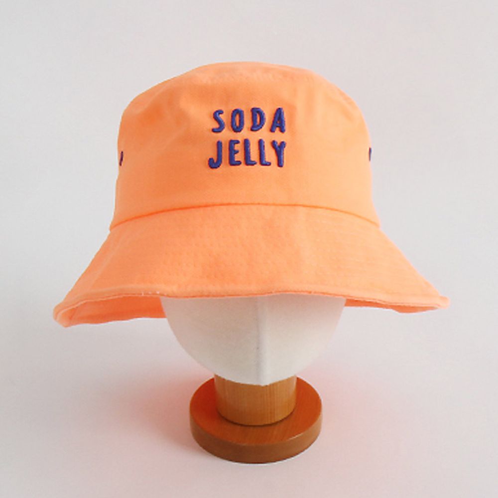 韓國 Babyblee - 活力汽水漁夫帽/遮陽帽-亮橘 (頭圍：52cm)