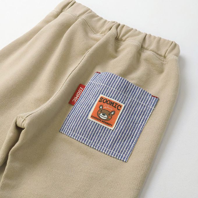 日本 ZOOLAND - 春季出遊印花反摺七分褲-車車兜風-海軍藍