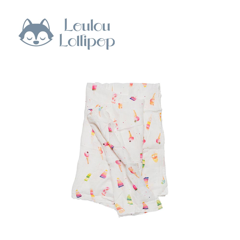 竹纖維透氣包巾-甜甜冰淇淋