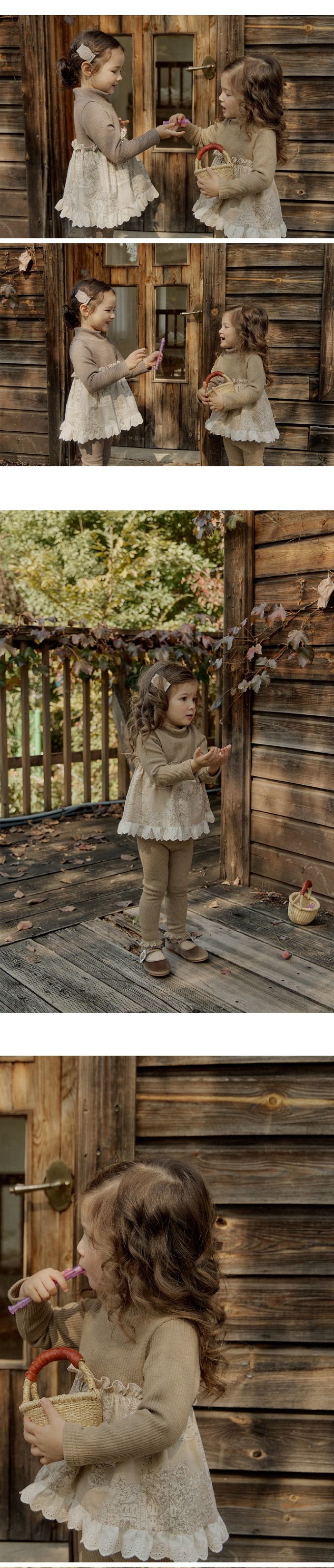 韓國 Puellaflo - 水墨畫布拼接彈性上衣-灰綠