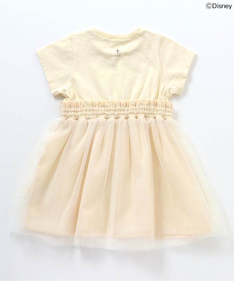 日本 apres les cours - 迪士尼 公主蕾絲拼接澎裙洋裝-小美人魚-粉x嫩綠