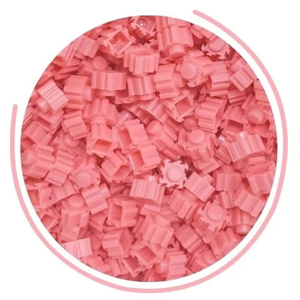 꾹꾹블럭 - 韓國咕咕拼豆補充包(400顆)-#14玫瑰粉