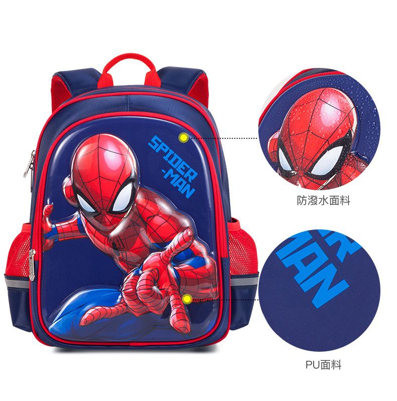 3D立體輕量書包-卡通人物蜘蛛人 (建議90~120cm)-28x18x37cm