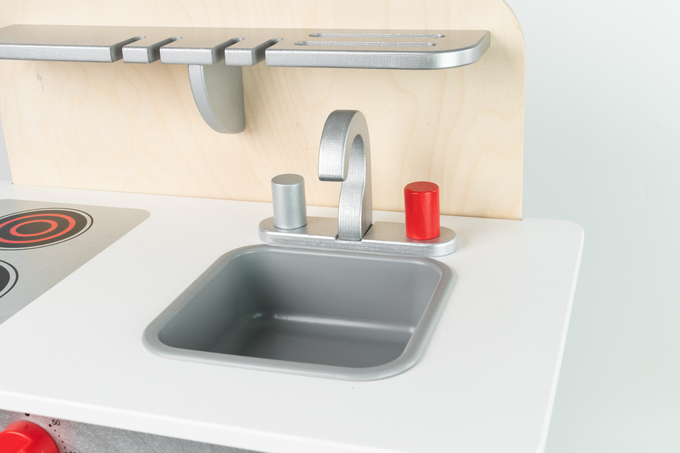 德國 Hape - 多功能木製美食廚房組(白)