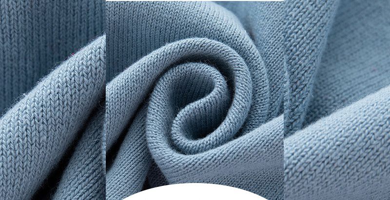 舒適圓領提花針織外套-BABY熊貓-淺卡其色