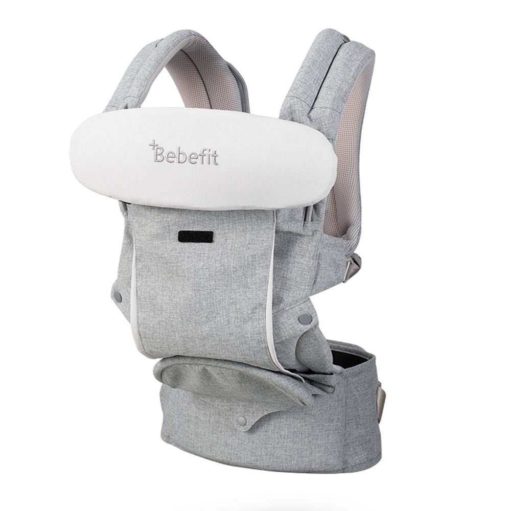 韓國 Bebefit - S7 旗艦款 智能嬰兒揹帶-淺雲灰