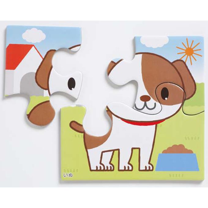 KUMON - 益智拼圖STEP 1-1 人氣動物-2pcs*2/3pcs*2/4pcs*2/6pcs*2