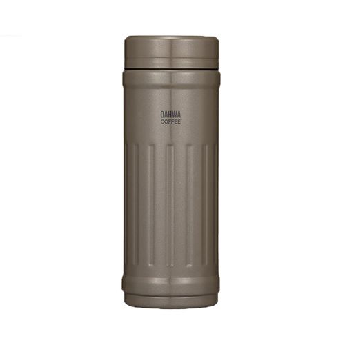 QAHWA 第二代精品咖啡專用保冷保溫瓶-亞麻灰-210g