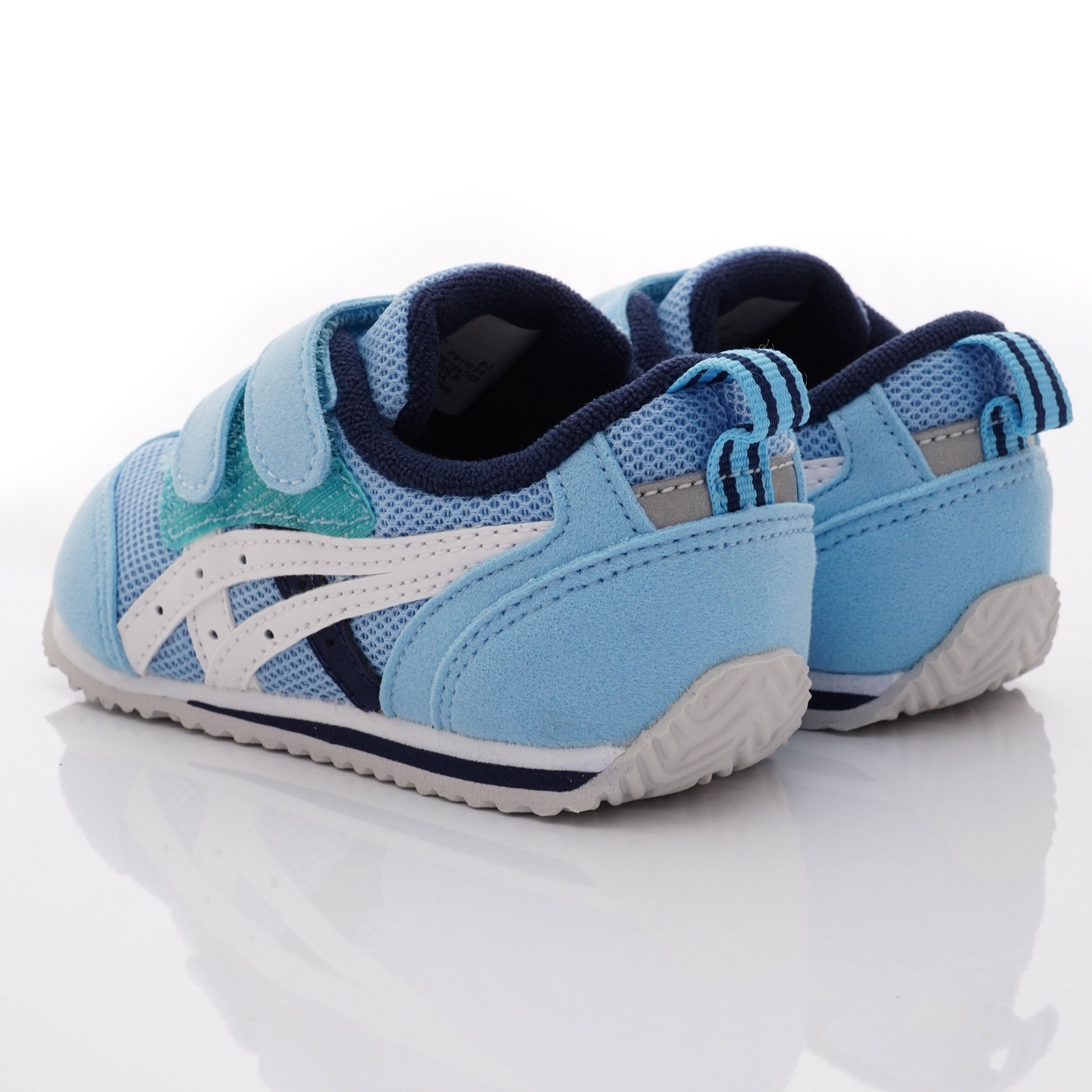 日本亞瑟士學步鞋-雙絆帶後穩定機能款(寶寶段)-天空藍