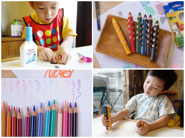 上學好物！小童必備文具美術用品☛德國 LYRA 洞洞筆 ✖ 義大利 GIOTTO 蠟筆 ✖ 美國 ALEX 筆座＆圍裙