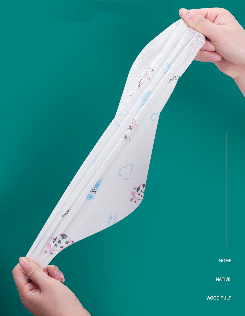 廚房懶人抹布(乾濕兩用無紡布巾)-卷筒式-純白 (約50張/卷)