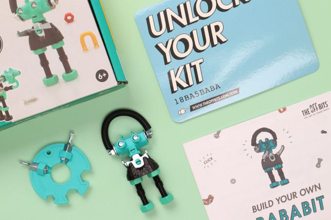 以色列 theOffBits - 機械積木-巴巴機器人