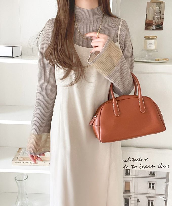 日本 Classical Elf - 絕美透膚羅紋喇叭袖上衣-灰藍