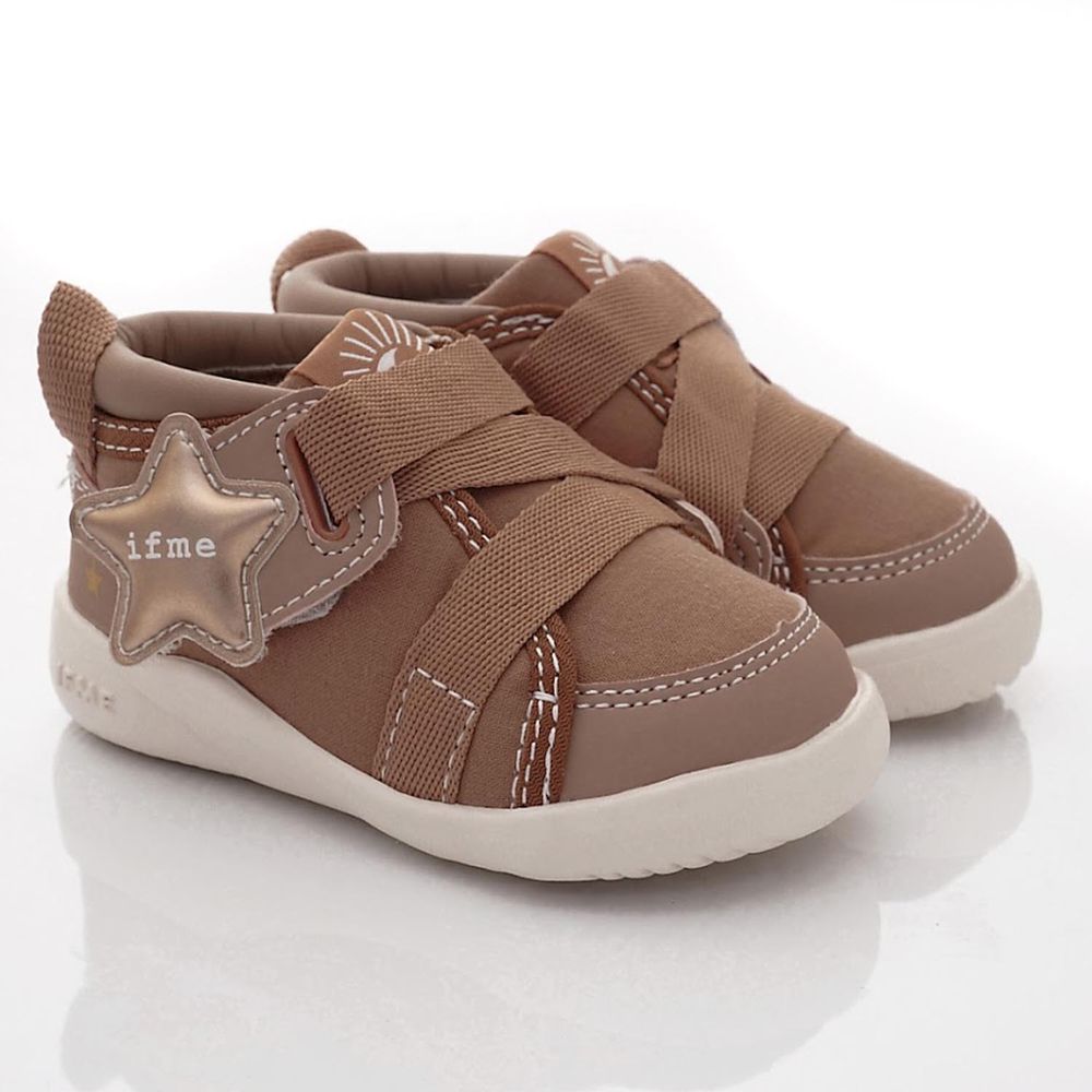日本IFME - 護踝寶寶機能學步鞋(寶寶段)-棕