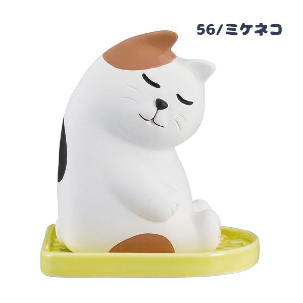 日本 DECOLE - 療癒環保除濕除臭擺飾(可重複使用)-打瞌睡 小貓