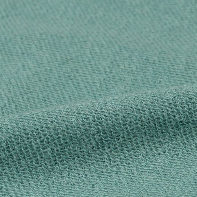 akachan honpo - 長袖鋪棉休閒上衣-拼接-綠色