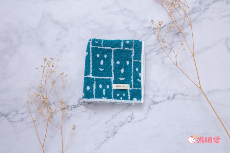 日本代購 - 【SOU·SOU】日本製今治純棉方巾-笑顏 (25x25cm)