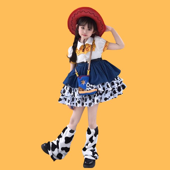 玩具人牛仔崔絲洋裝-萬聖節造型服