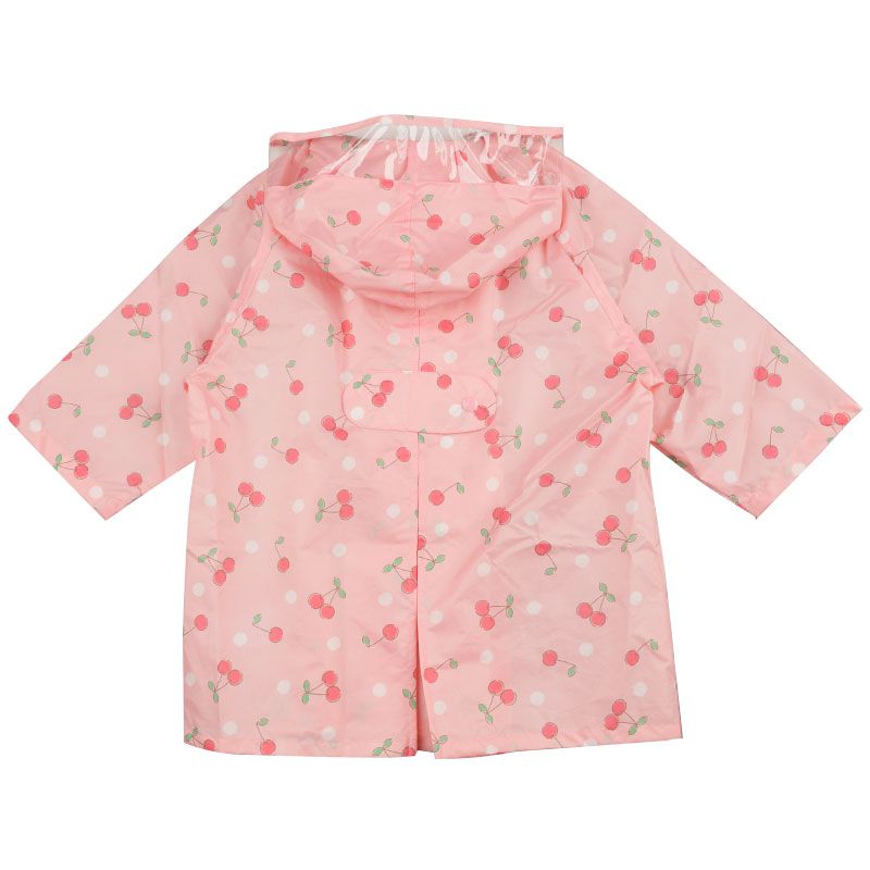 akachan honpo - 雨衣-櫻桃-粉紅色