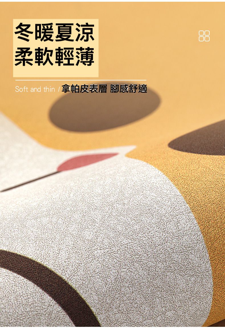 上田屋 - 連續踩踏瞬吸乾爽科技絨腳踏墊/地墊/防霉抗菌快乾好洗/柔軟彈性材質-橘貓-橘灰 (40x60x0.5cm±5%)