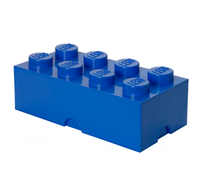Room Copenhagen - 樂高 LEGO® 8凸收納盒 (藍色)