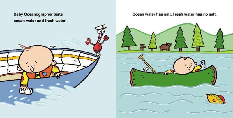 硬頁書 BABY OCEANOGRAPHER/BABY SCIENTIST/小小科學家認知書