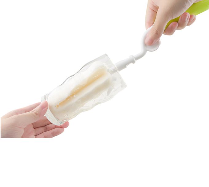 韓國 Maming - 韓國360度旋轉奶瓶刷(內附奶嘴刷1支)