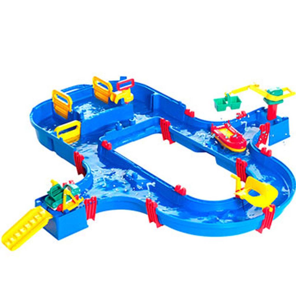 瑞典 Aquaplay - 【豪華版】漂漂河水上樂園玩具-520 ((105X115X22cm))