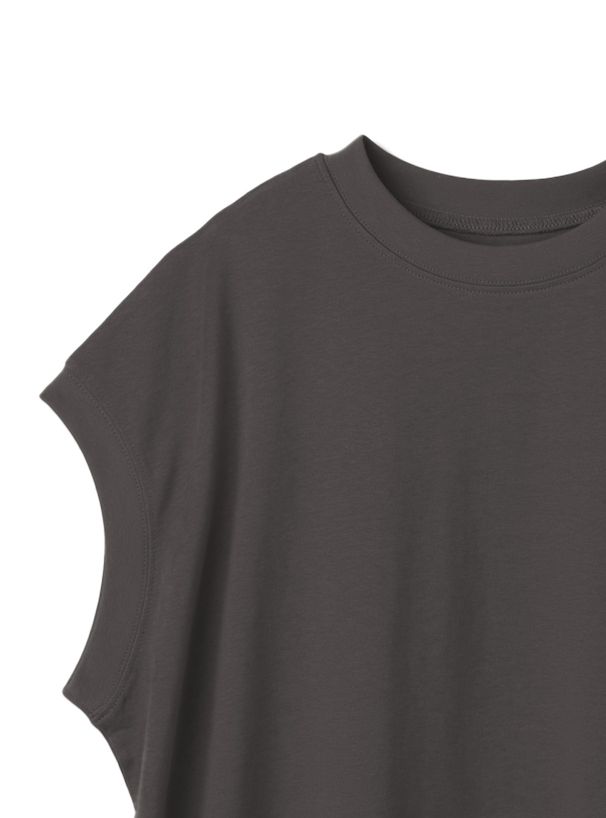 日本 GRL - 純棉百搭顯瘦法式袖上衣-果綠 (F)