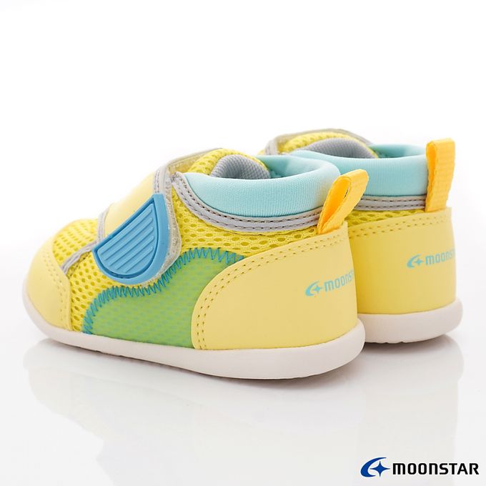 Moonstar日本月星 - 穩健寶寶學步款-MSB1453黃-學步鞋-黃