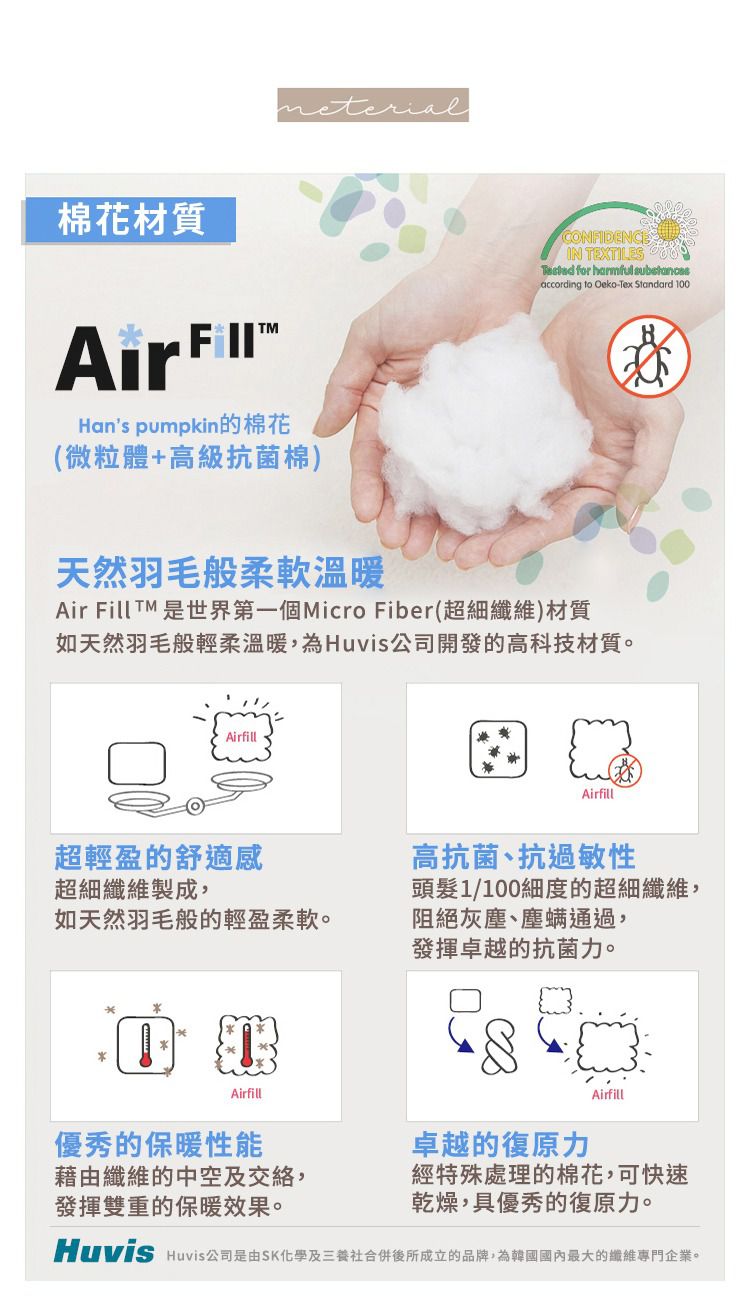 韓國 Han's Pumpkin - 冬季鋪棉式防踢被-鋪棉型-白熊寶寶(深棕邊)