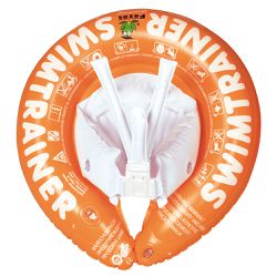 德國 SWIMTRAINER - 總代理正貨 嬰幼兒趴式學習游泳圈_適用 2-6歲 體重 15-30kg-橘色