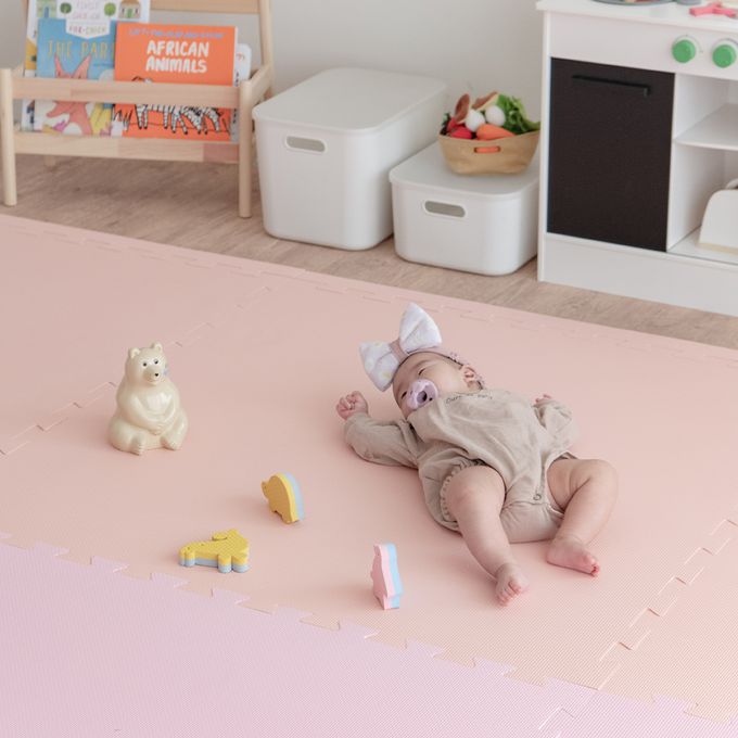 Pato.Pato - EVA大型安全運動地墊-灰 (100*100*4cm)-1包3片