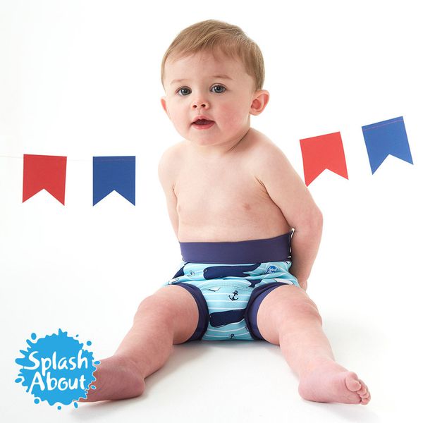 Splash About 潑寶 - 3D加強版 游泳尿布褲-海洋鯨魚