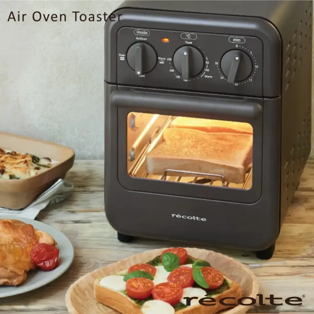 麗克特 recolte - Air Oven Toaster 氣炸烤箱-磨砂灰